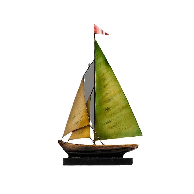 Creative sailing, sailboat model ornaments, living room, TV cabinet, wine cabinet, office desktop, light luxury decoration, cross-border
