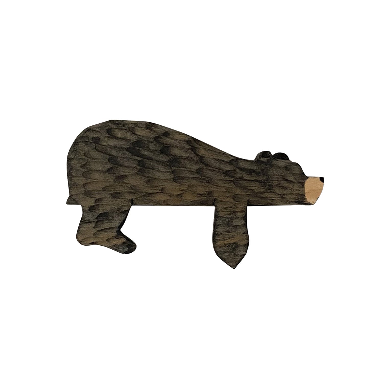Cross-border new funny animal brown bear door top ornament home interior creative wooden craft door frame decoration