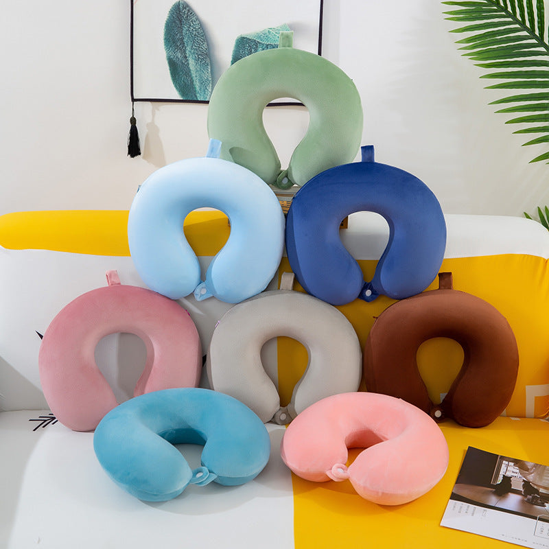 U-shaped pillow, neck pillow, neck pillow, cervical spine, neck pillow, nap, U-shaped pillow, travel portable pillow, sleeping artifact