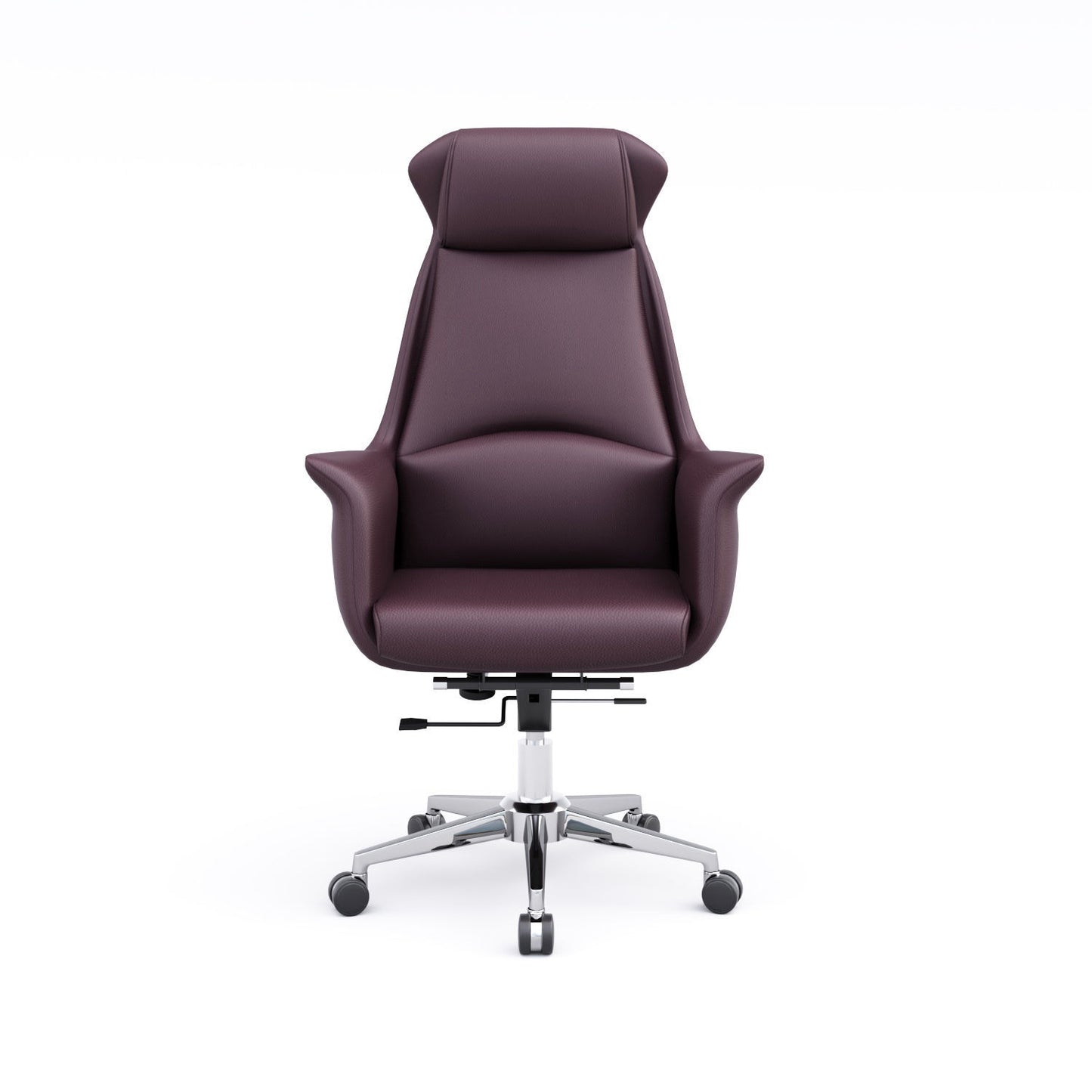 Light luxury boss chair, home ergonomic chair, leather seat, comfortable to sit for a long time, not tired, reclining computer office chair
