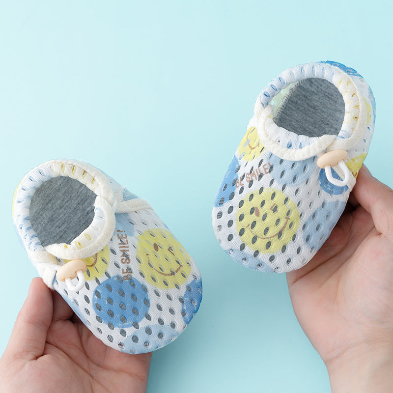 Children's floor shoes, baby summer thin indoor home non-slip cool toddler socks, baby mesh shoes socks