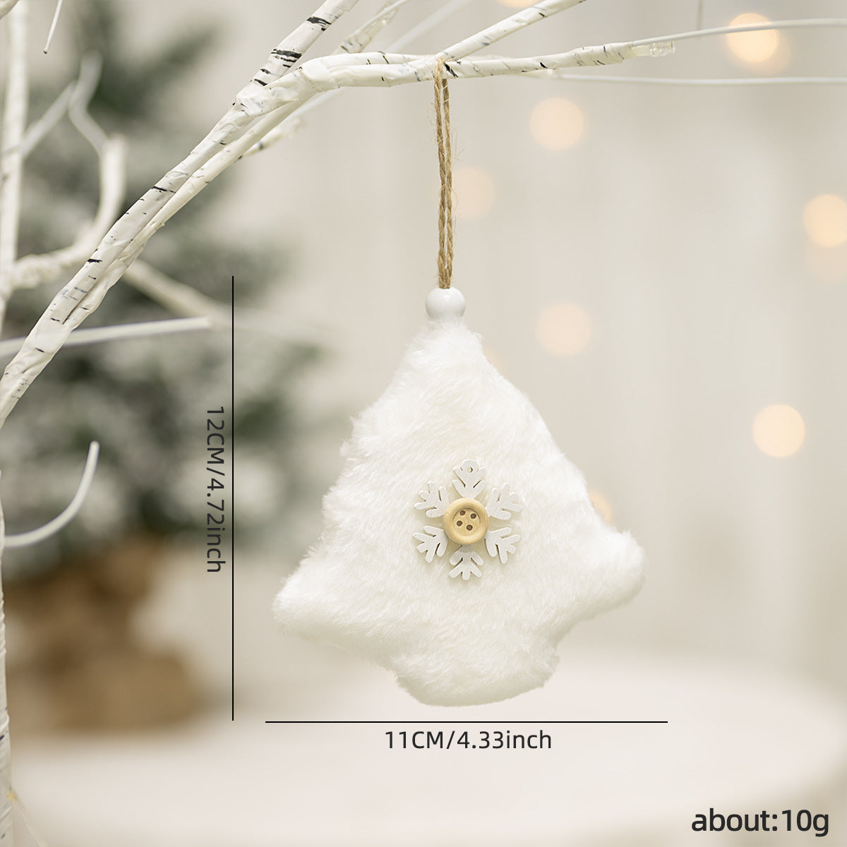 New Cross-border Christmas Plush Angel Charm Cute Doll Doll Gift Christmas Tree Pendant ins Arrangement