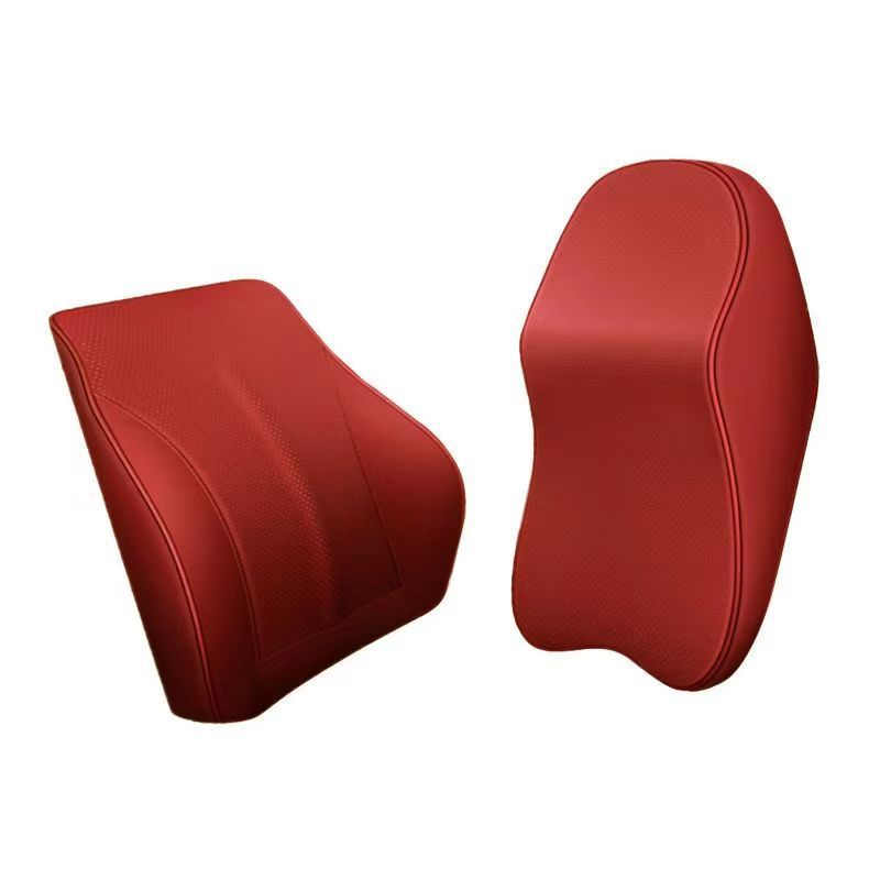 New car lumbar back, headrest, memory foam, slow rebound car interior supplies, memory foam, waist support, waist protection, usable in all seasons