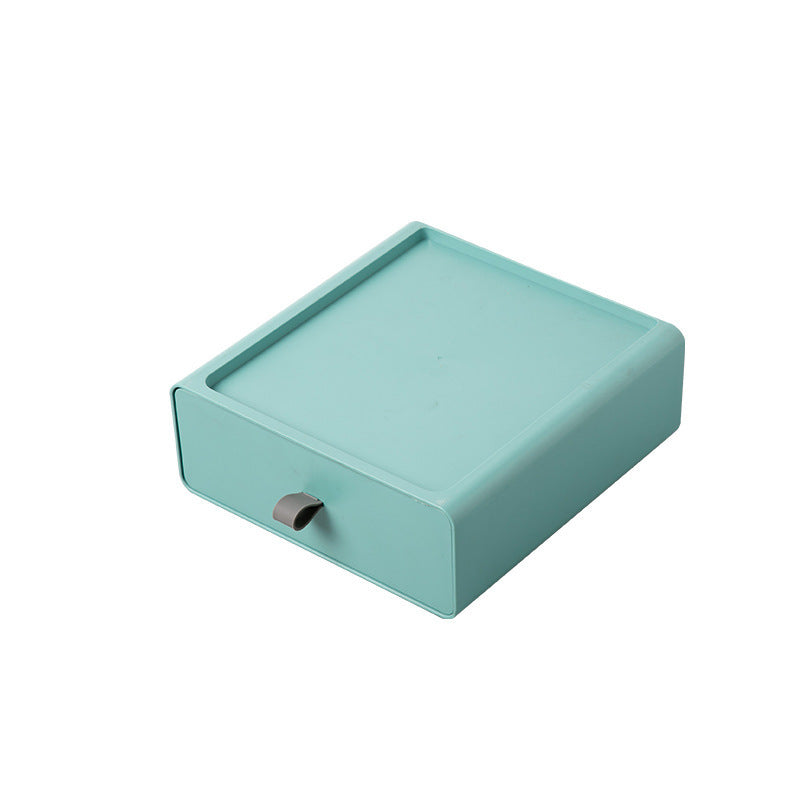 Office desktop drawer storage box: large capacity can be stacked cosmetics, socks, accessories, stationery storage box