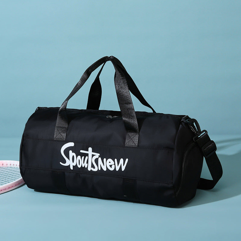 Wet & Dry Separation Gym Bag Men's Excursion Bag Swimming Bag Independent Shoe Compartment Basketball Training Bag Women's Small Tote Bag