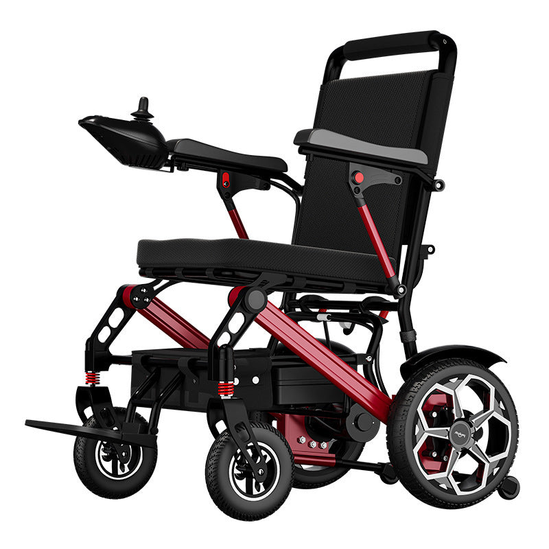 100 billion electric wheelchair fully automatic intelligent lightweight folding multi-functional four-wheeled scooter for the elderly
