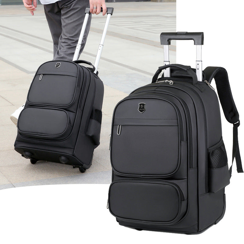 Backpack, multifunctional carry-on duffel bag, trolley bag, 20 inch oxford cloth business computer backpack, suitcase