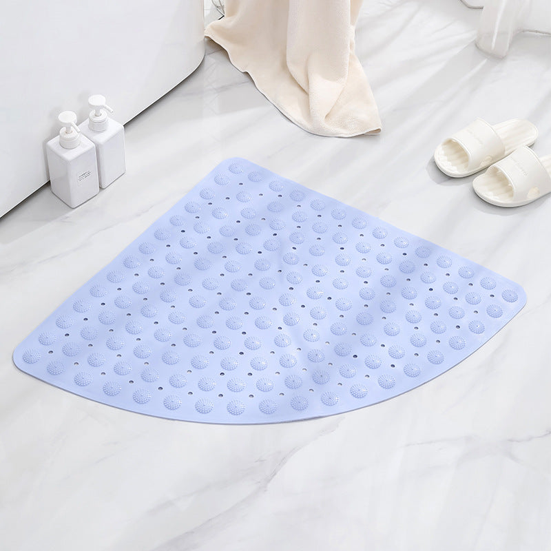 Fan-shaped shower room mat bathroom anti-skid bath bath mats hotel bathroom toilet mat bath mat