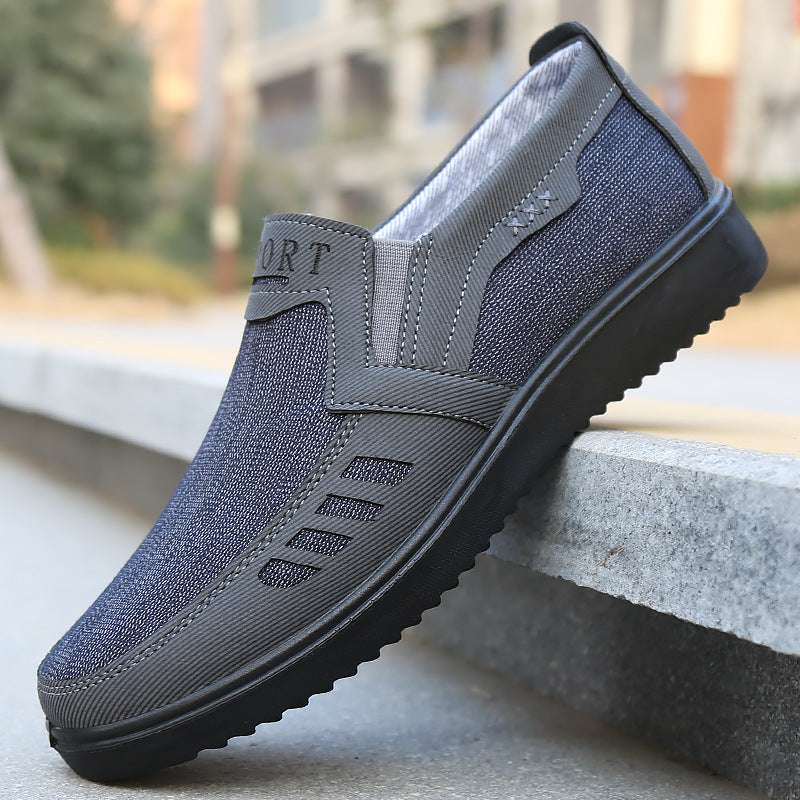 Manufacturers wholesale foreign trade men's polyurethane cloth shoes, old Beijing cloth shoes, wear-resistant and lightweight, casual shoes