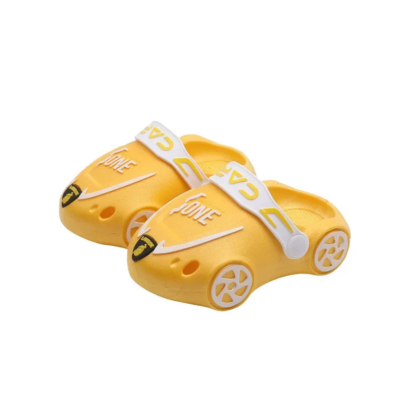 2022 new children's slippers for summer outdoor wear indoor casual toddlers for young children and children cute integrated sandals for boys and girls