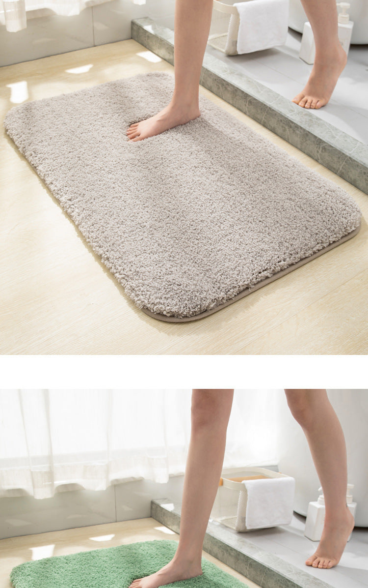 Toilet floor mat absorbent toilet toilet bathroom non-slip mat bedroom carpet door mat entry door mat foreign trade mat