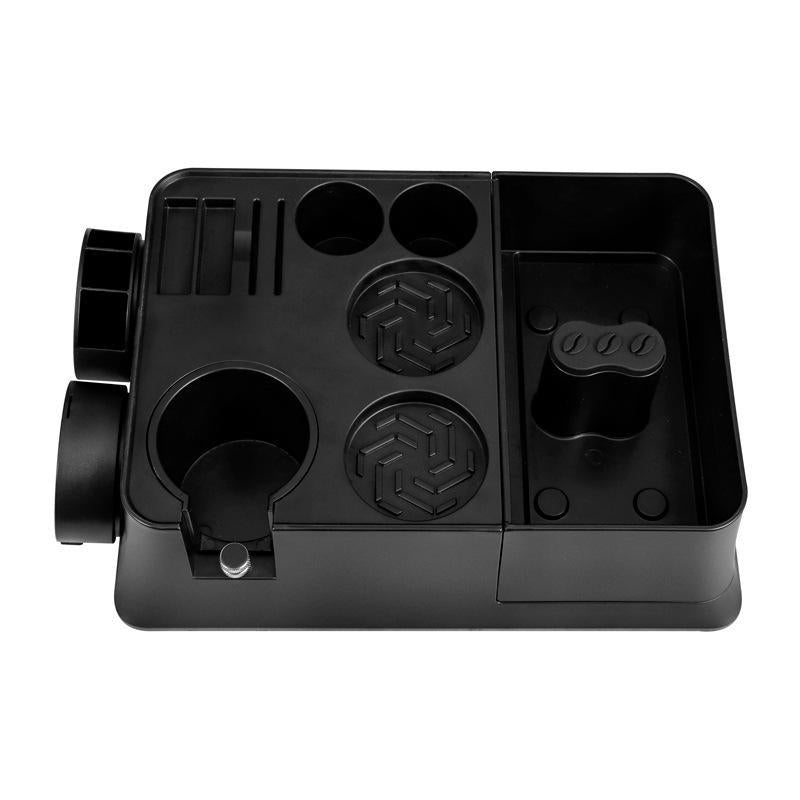 Espresso ABS press base, storage rack handle, filling pressure seat, multi-function handle, coffee grounds box, powder pressing utensil