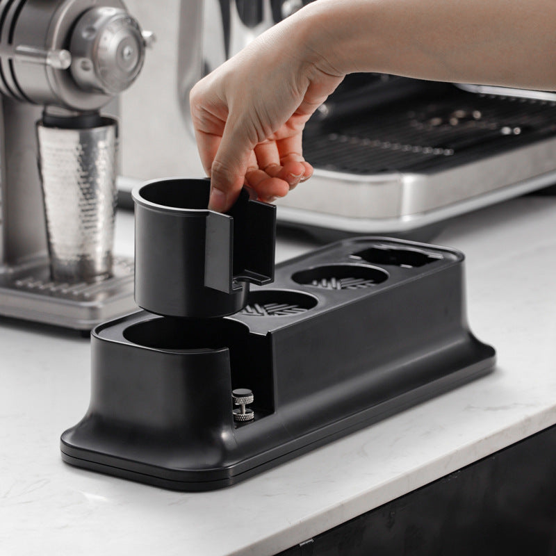 Espresso ABS press holder, storage rack handle, filling seat, multi-function handle holder, coffee press utensil