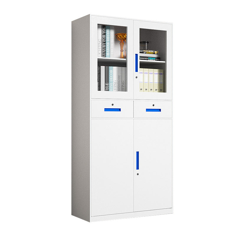 Narrow-sided color filing cabinet Office information financial voucher cabinet Disassembly and assembly of iron filing cabinet manufacturers wholesale