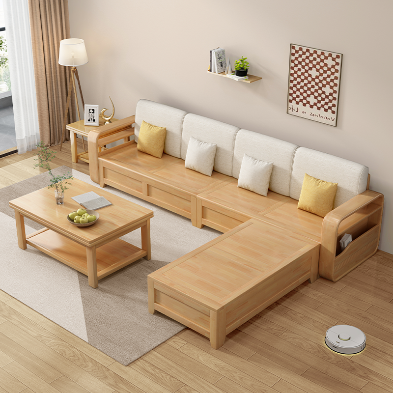 Wooden sofa set