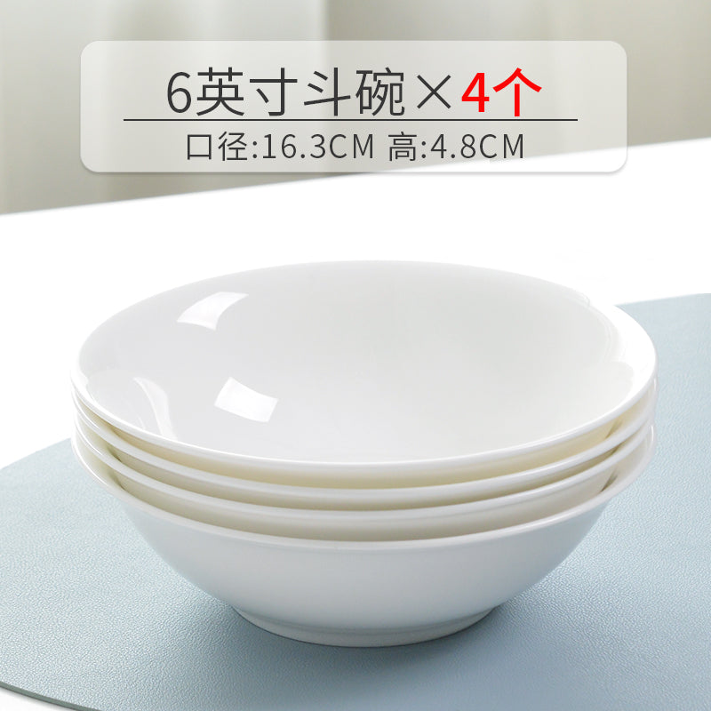 White noodle bowl