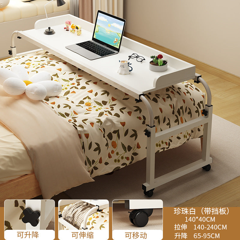 Trendy Cross Bed Table, Home Bed Table, Movable Desk, Computer Desk, Bedroom Bedside Small Table, Lazy Lifting Bed