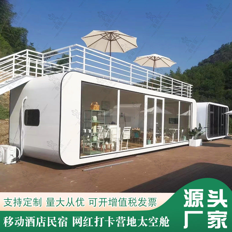 B&B Hotel Apple Warehouse Design Space Capsule Rooms