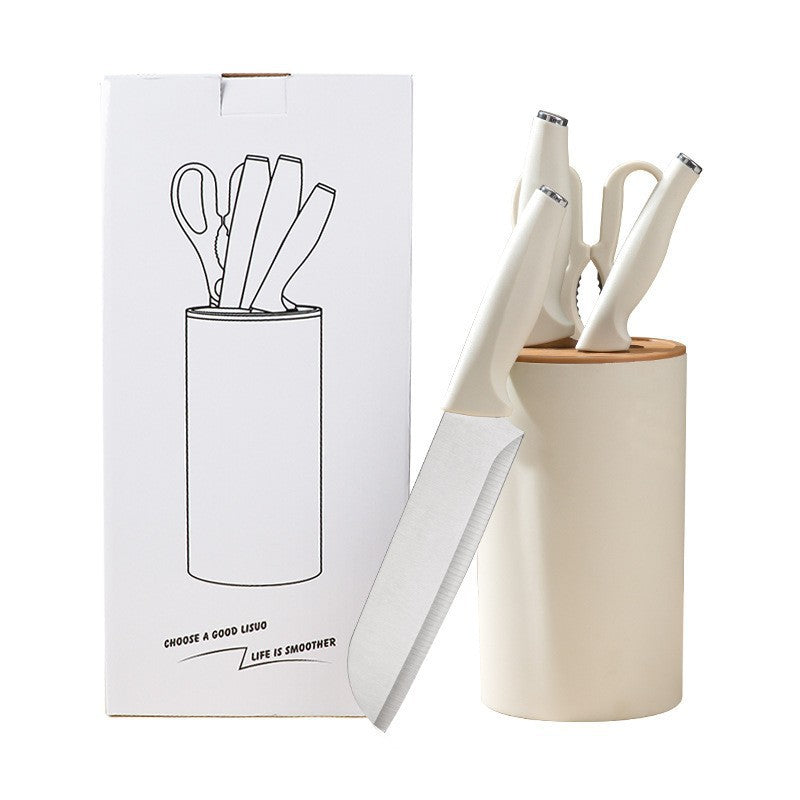 Kitchen slicing knife cutting vegetables and meat cutting fruit knife complementary food stainless steel knife women's special kitchen knife household knife set