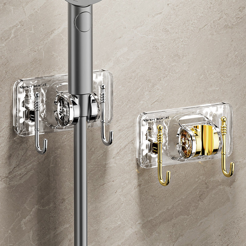 Light luxury water ripple wall mounted shower bracket fixed artifact bathroom shower head multi-speed adjustment shower head bracket batch