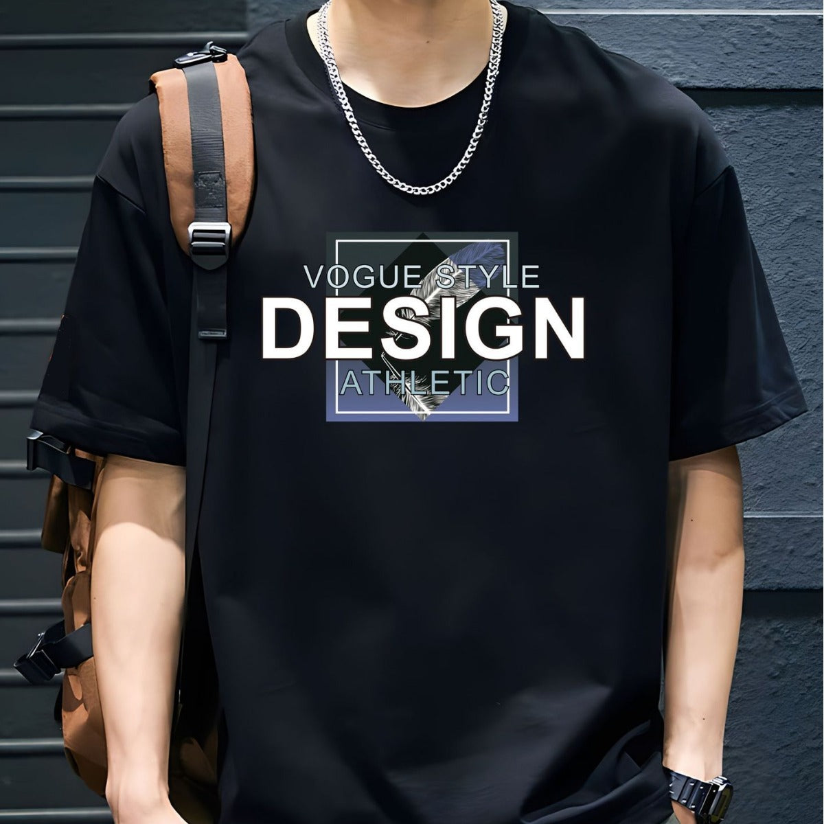 Xinjiang cotton short-sleeved T-shirt, men's loose round neck, street tide, pure cotton, fashionable, versatile, summer fashion, men's clothing e-commerce hit