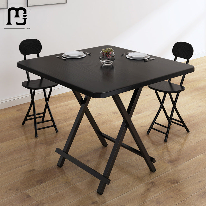 Portable folding dining table