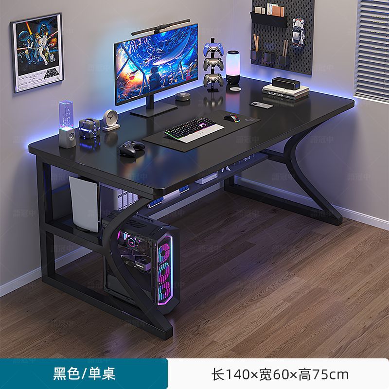 Modern Simple White Computer Desk Home Desktop Bedroom Desk Simple Gaming Desk Office Desk Workbench Table