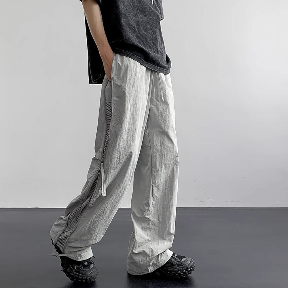 Mountaineering Assault Pants Men's 2025 Summer New Trendy Brand Quick-Drying Waterproof Paratrooper Pants Loose Straight Casual Pants