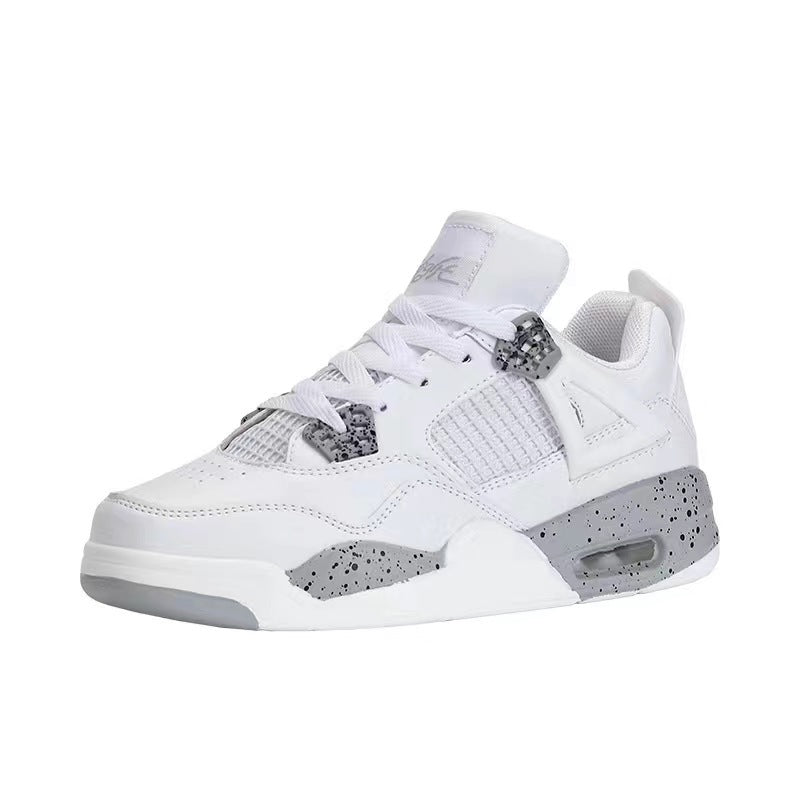 Chic Hong Kong style air cushion basketball sports shoes for men and women couple models lightweight student casual shoes