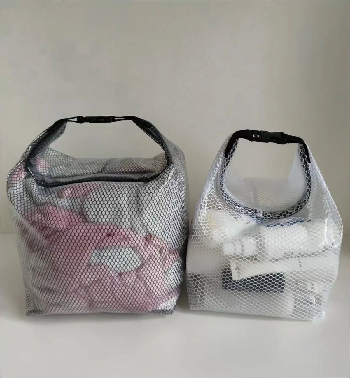 Waterproof Storage Bag Women's Large Capacity Transparent Travel Fitness Swimming Bag Portable Hand Carry Cosmetics Storage Toiletry Bag