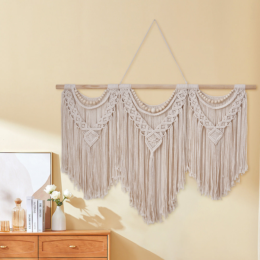 Tapestry crafts, hand-woven room wall decoration, bohemian tapestry, hotel B&B, home wall decoration