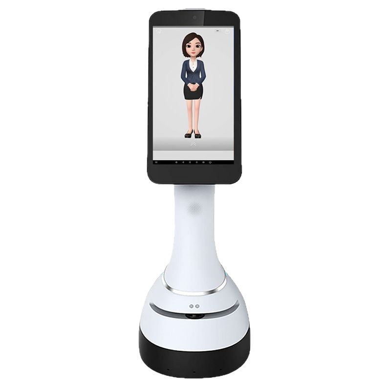 The hotel restaurant takes the initiative to welcome and receive guests, advertises and promotes intelligent service robots to lead the visit, and intelligent welcome