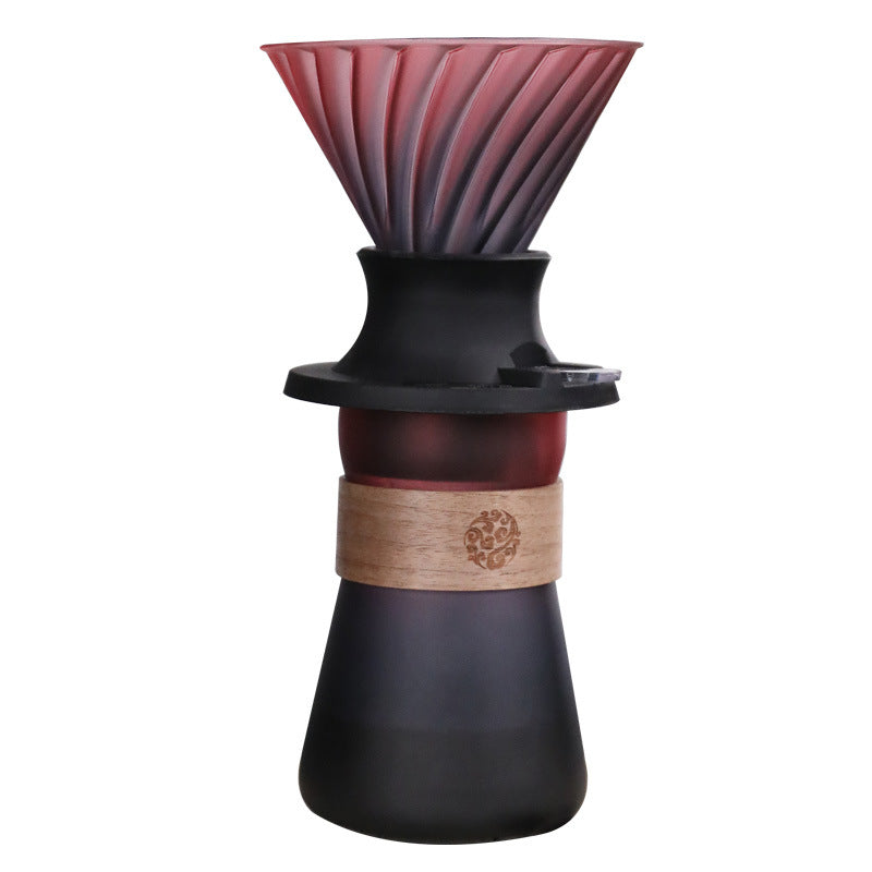 Smart Cup Pour-Over Coffee V60 Filter Cup Drip Coffee Sharing Pot Home Steep Filter Set