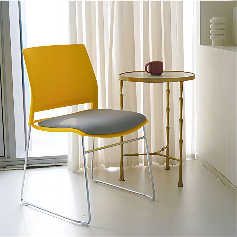 Modern Simple Staff Organization Office Meeting Negotiation Training Chair Nordic Bow Armless Conference Training Chair