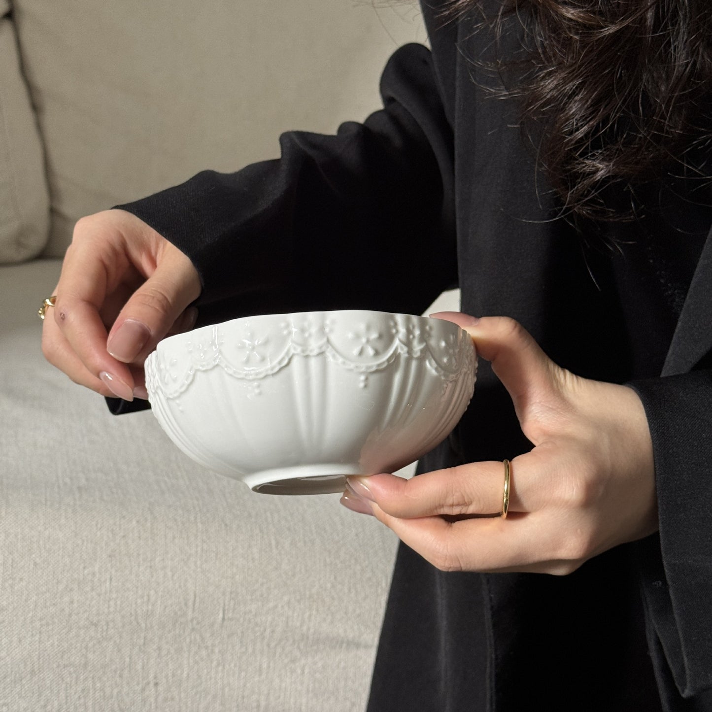 Original French medieval style heavy industry relief ceramic Western porcelain plate coffee cup saucer series dessert dish plate wholesale