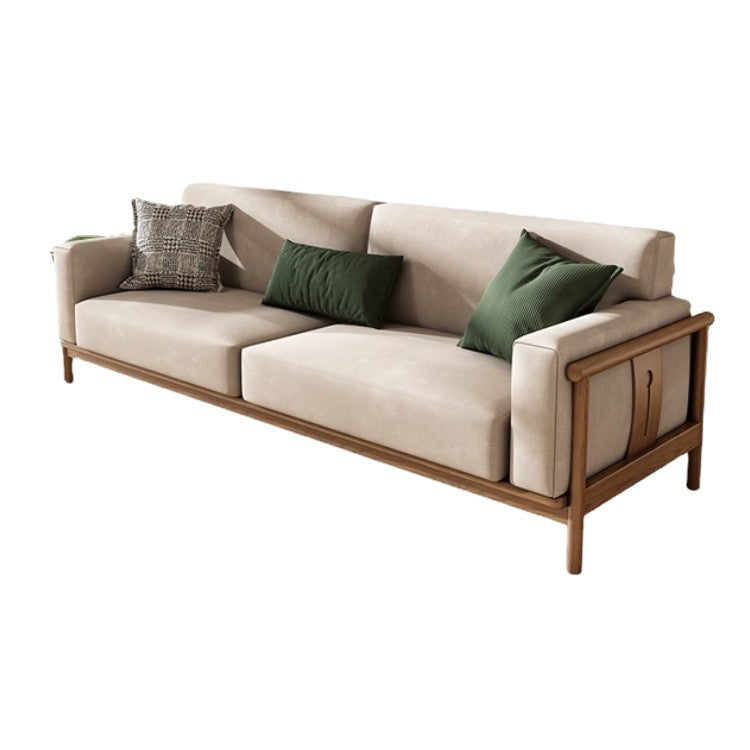 Solid wood sofa