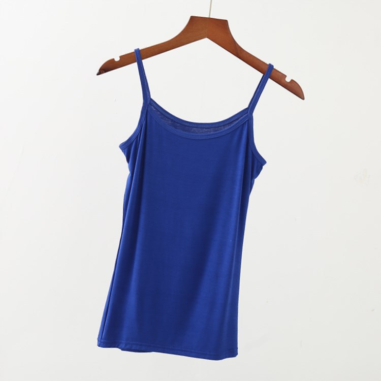 Modal camisole, women's summer solid color, thin sleeveless short thin base shirt, large size versatile small vest