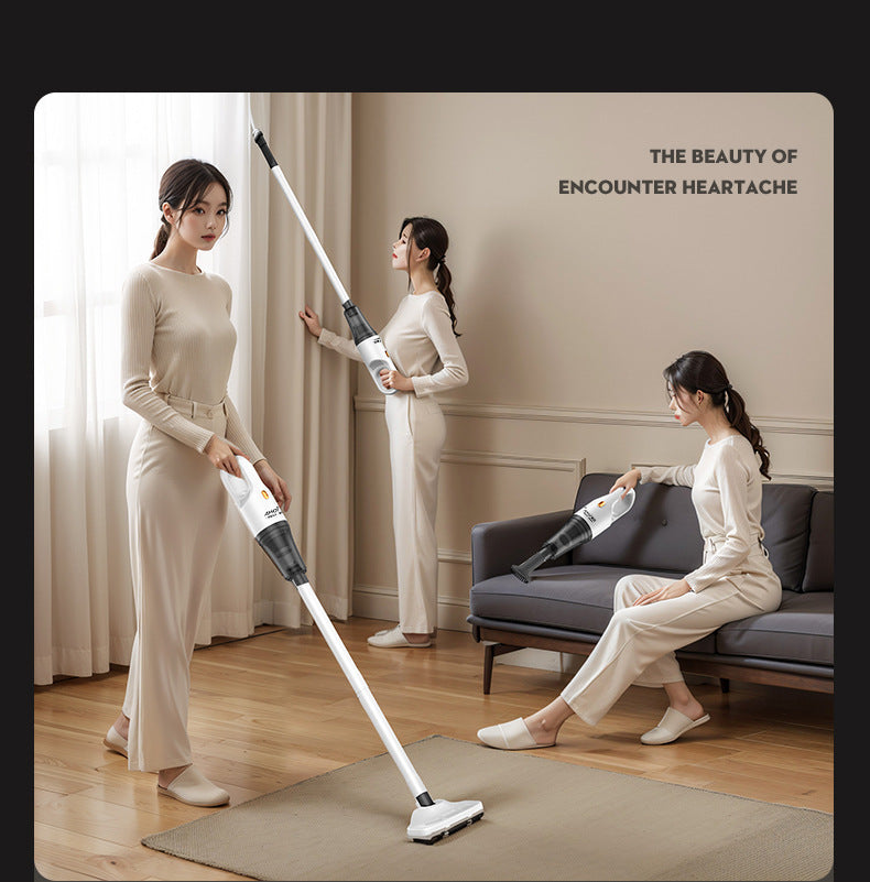 Household wireless vacuum cleaner, mopping and cleaning suction and mopping all-in-one machine, portable vehicle-mounted large suction dust collector cross-border