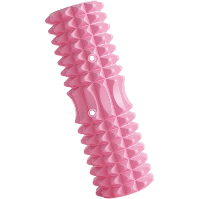Spot wholesale 45cmEVA foam roller mace yoga column fitness massage stick muscle relaxer foam roll