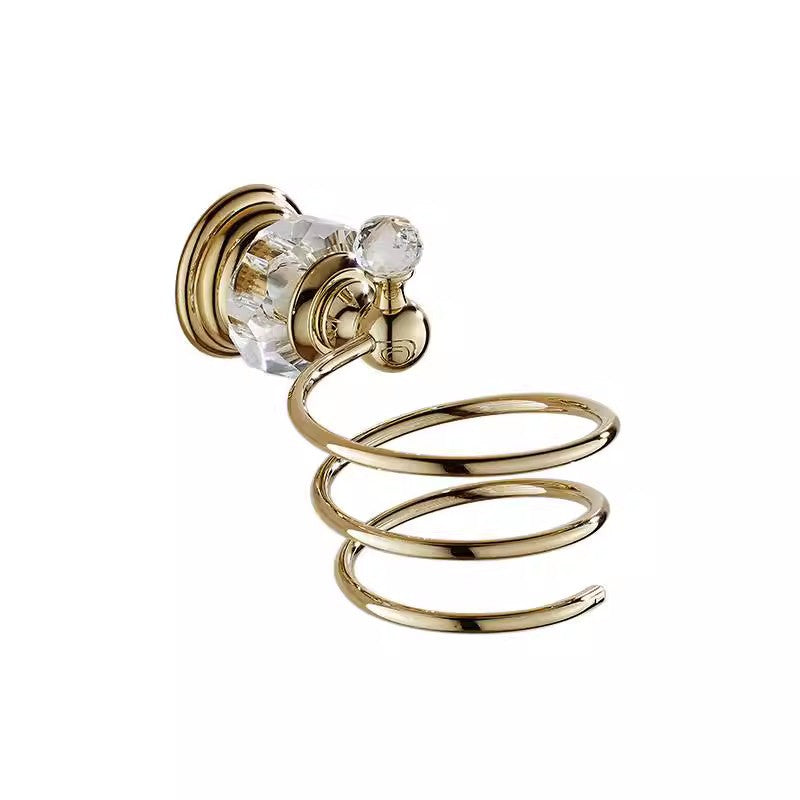 Unique Crystal Towel Ring Bathroom Wall Mounted Towel Ring Towel Rack Polished Chrome Gold Black Dropshipping