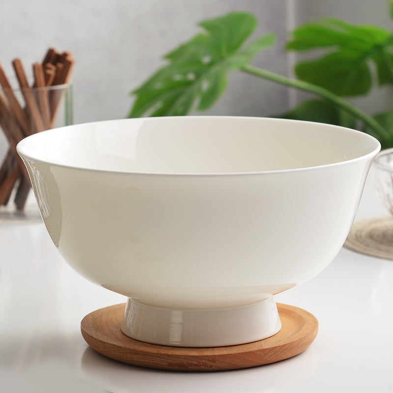 White noodle bowl