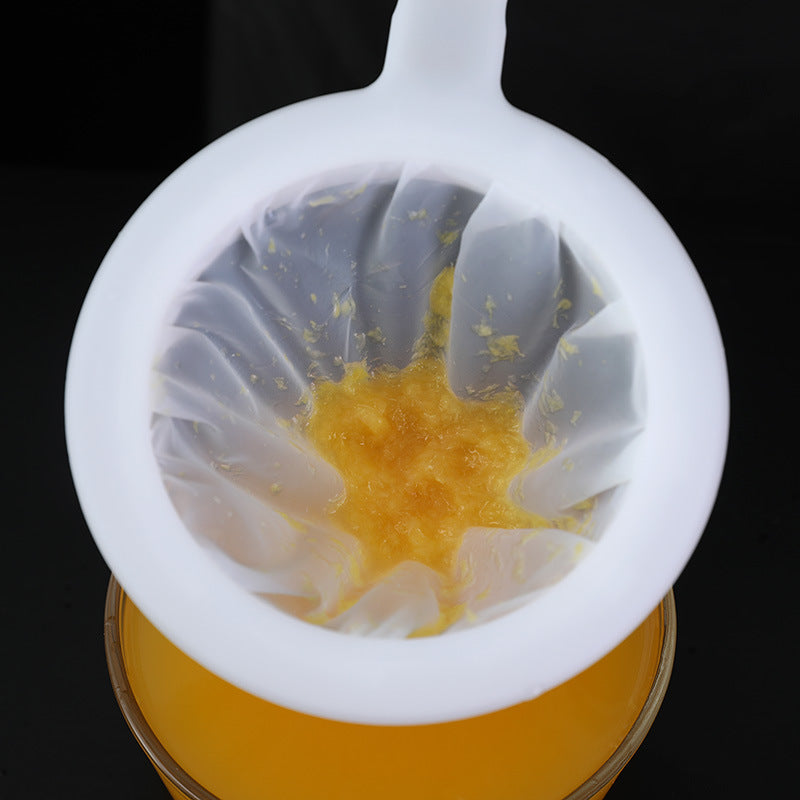 Soy milk filter household baby juice ultra-fine screen leak kitchen slag funnel creative residue filtration tool