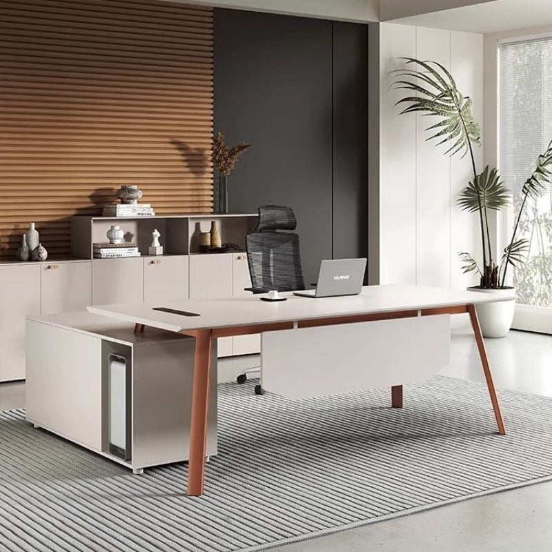 N8 Desk Simple Modern Manager Office Furniture Desk Single Computer Desk Boss Desk Chair Supervisor
