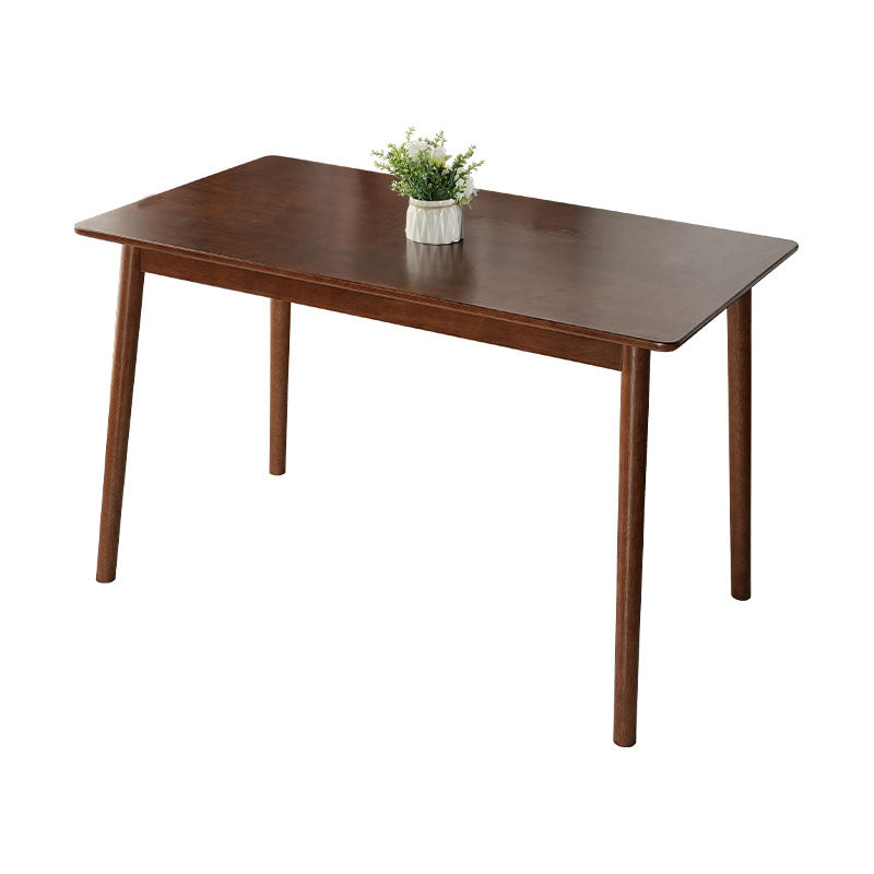 All solid wood dining table