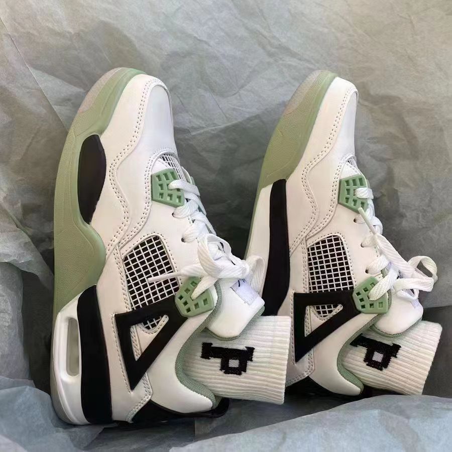 Chic Hong Kong style air cushion basketball sports shoes for men and women couple models lightweight student casual shoes