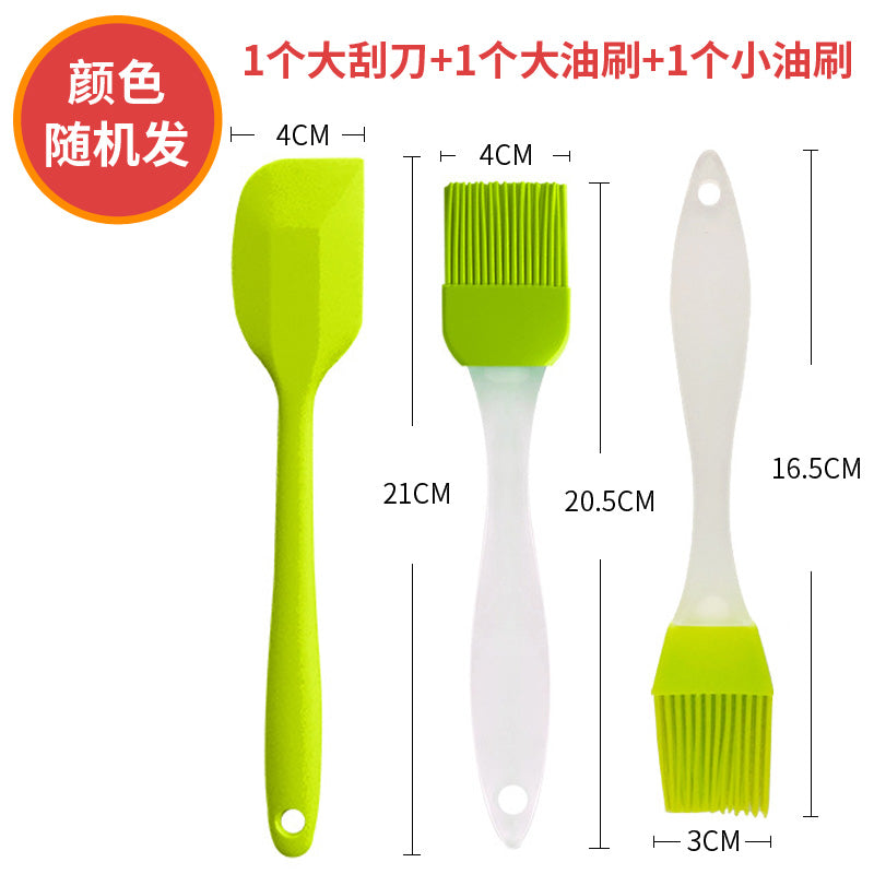 Silicone integrated oil brush