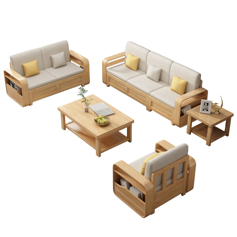 Wooden sofa set