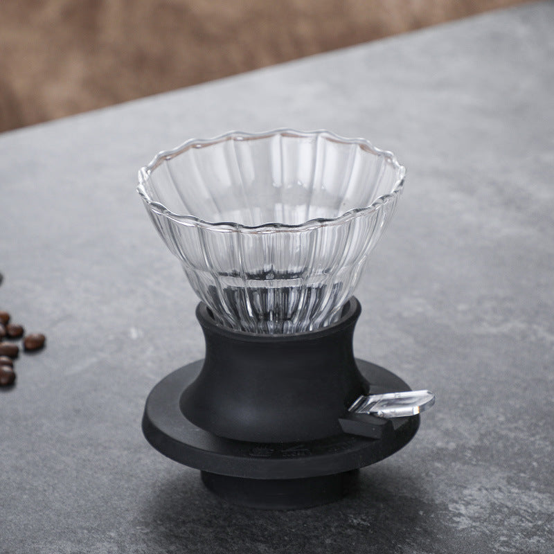 Coffee pot filter cup funnel pour-over Americano pot strainer glass cloud pot coffee pot filter set