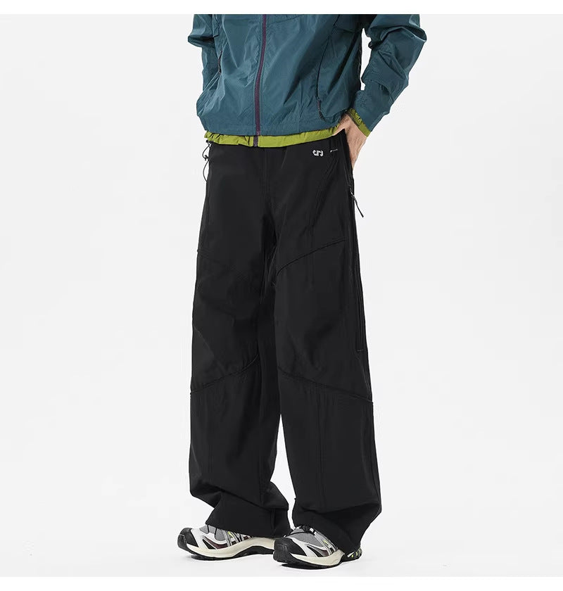 American-style outdoor assault cargo pants men's spring quick-drying waterproof water-repellent hiking pants functional side-chain sports casual pants