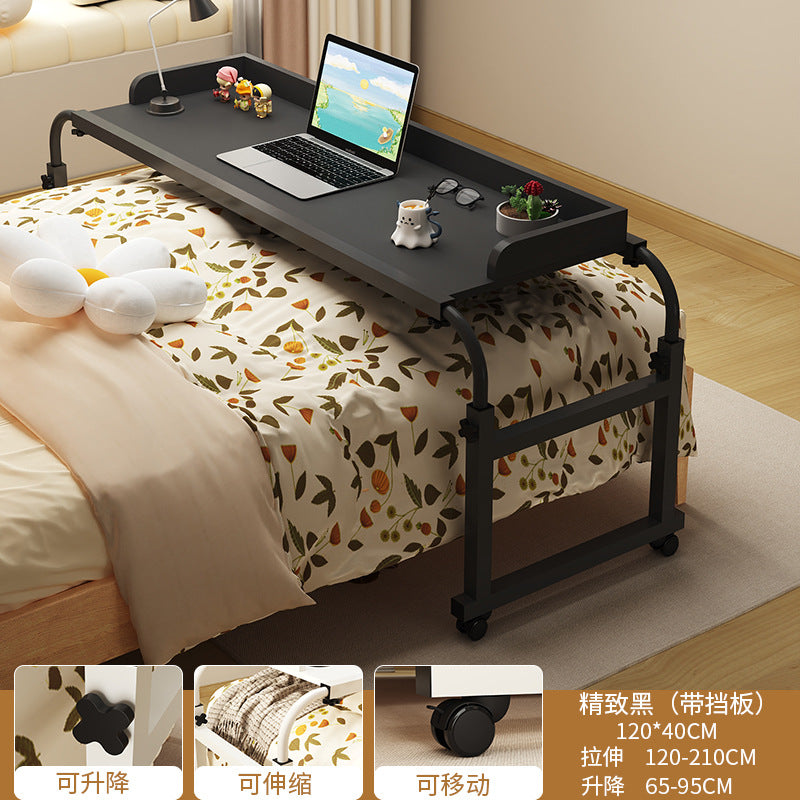 Trendy Cross Bed Table, Home Bed Table, Movable Desk, Computer Desk, Bedroom Bedside Small Table, Lazy Lifting Bed